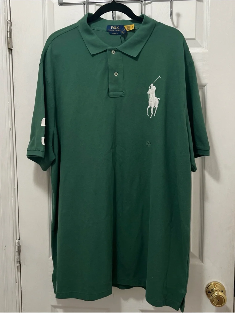 NEW Polo Ralph Lauren #3 Big Pony XXL Classic Fit Grass Green Polo Shirt